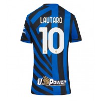 Camisa de time de futebol Inter Milan Lautaro Martinez #10 Replicas 1º Equipamento Feminina 2024-25 Manga Curta